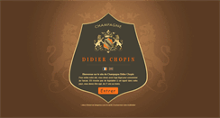 Desktop Screenshot of champagne-chopin-didier.com